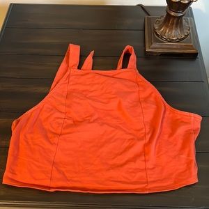 Forever 21 orange crop top